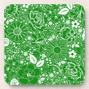 Botanical Beauties Green Coaster