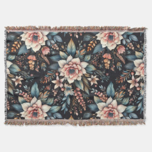 Botanical Beauty  Throw Blanket