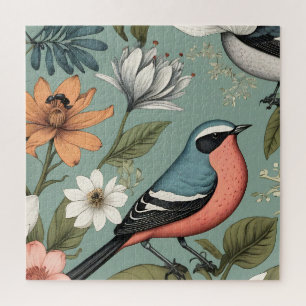 Botanical Birdsong Jigsaw Puzzle