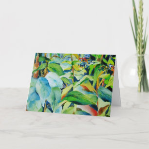 Botanical Blank Card