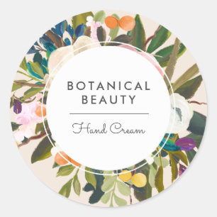 Botanical Bliss Circle Stickers