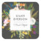 Botanical Bliss Floral Business Labels | Black