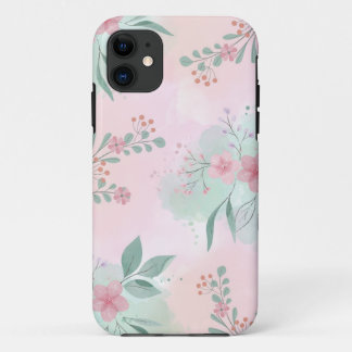 "Botanical Bliss: Floral Printed Phone Cover" iPhone 11 Case