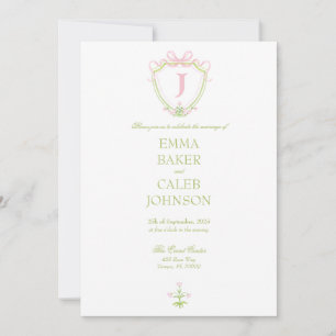 Botanical Bliss Wedding Invitation 