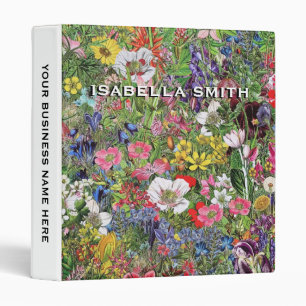 Botanical Bloom Nature Wildflower Binder