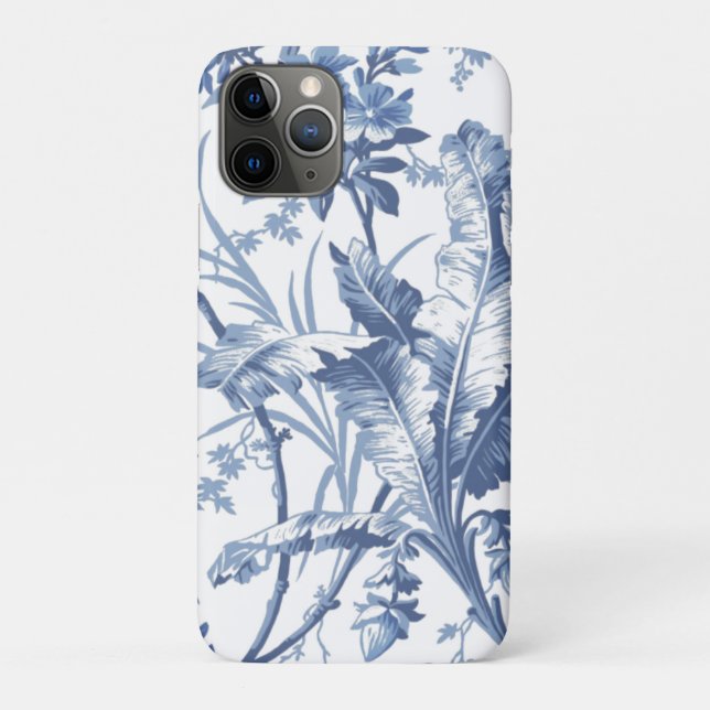 Botanical Blue and White Chinoiserie Case-Mate iPhone Case (Back)