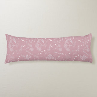 Botanical Blush Bedding Collection Body Pillow