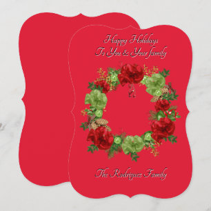 BOTANICAL BOHO CHRISTMAS CARD