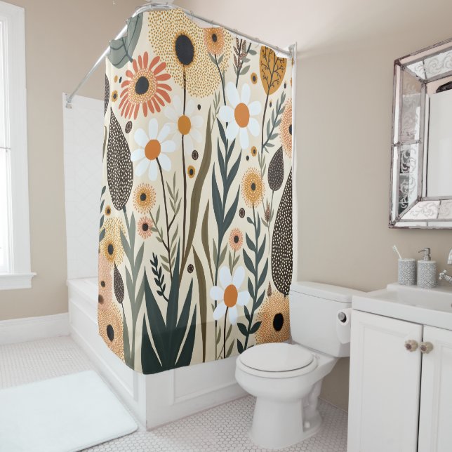 Botanical Boho Flowers Plants Design 389 (In Situ)