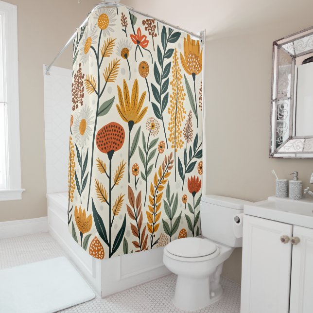 Botanical Boho Flowers Plants Design 390 (In Situ)