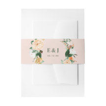 Botanical Boho Watercolor Floral Greenery Pink