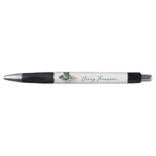Botanical Books & Library Reading Custom Name Pen