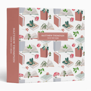 Botanical Books & Library Reading Pattern Binder