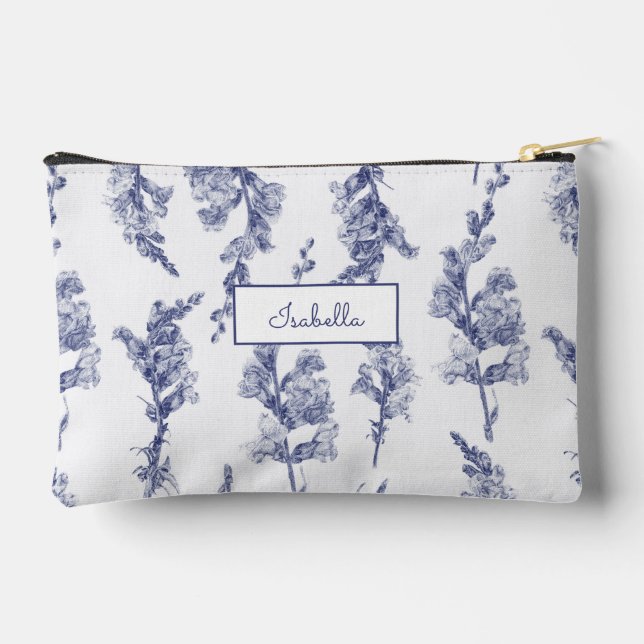 Botanical Bridesmaid Toiletry Bag (Back)