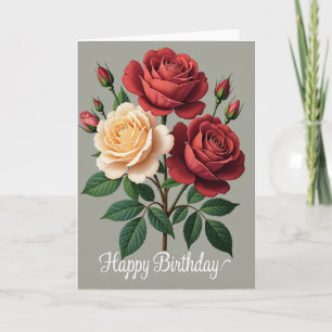 Botanical Buds Birthday Card