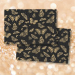 Botanical Butterfly Gold Glitter Pattern Decoupage Tissue Paper<br><div class="desc">A complex and beautiful pattern created from black and white vintage botanical butterflies transformed into a delicate gold glitter look.  You can   change the pattern scale and background colour to anything you would like.  Pattern created and Graphically designed by internationally licensed artist and designer,  Audrey Jeanne Roberts,  copyright.</div>