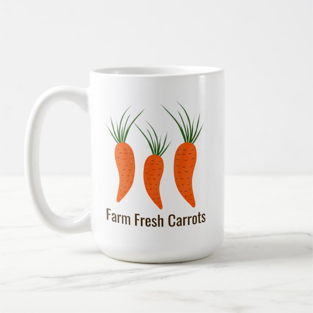 Botanical Carrots Collection  Coffee Mug (Left)