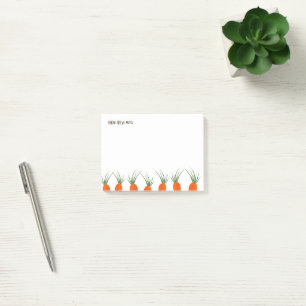 Botanical Carrots Collection Post-it Notes