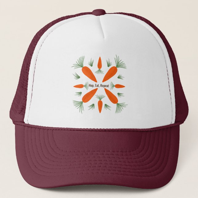 Botanical Carrots Collection Trucker Hat (Front)