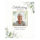 Botanical Celebration of Life Photo Funeral