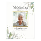 Botanical Celebration of Life Photo Funeral