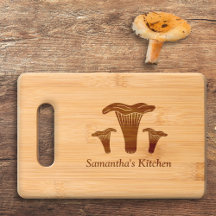 Botanical Chanterelle Mushroom 