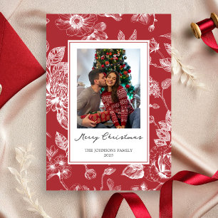 Botanical Christmas Holiday Card