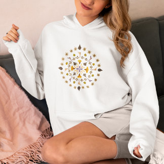 Botanical Circle Pressed Flower From Original Hoodie