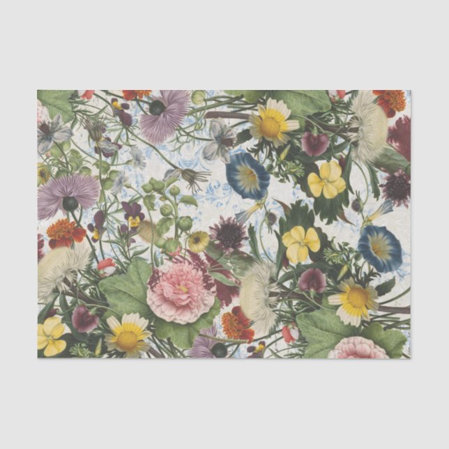 Botanical Collage Tissue Paper (Front)