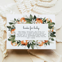 Botanical Cutie Oranges Books for Baby Enclosure