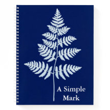 Botanical Cyanotype Art | Fern Silhouette Print