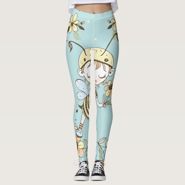 Botanical Decor Leggings (Front)