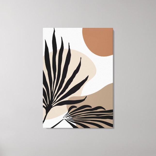 Botanical Decorative Frame Canvas Print (Front)