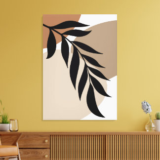 Botanical Decorative Frame Canvas Print