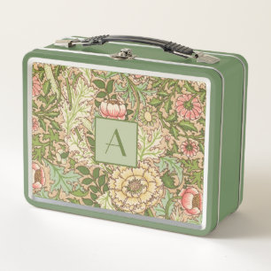 Botanical Design William Morris Pattern  Metal Lunch Box