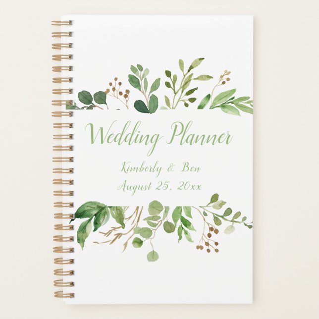 Botanical Dream Wedding Planner (Front)