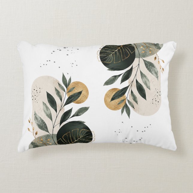 Botanical Elegance Dinning Collection Accent Pillow (Front)
