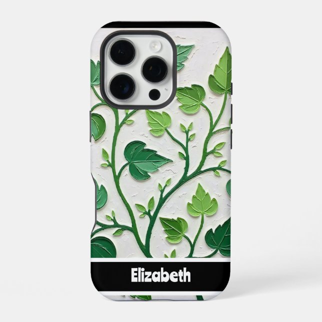 Botanical Elegance Phone Case (Back)