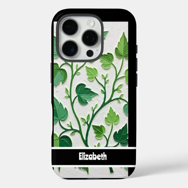 Botanical Elegance Phone Case (Back)