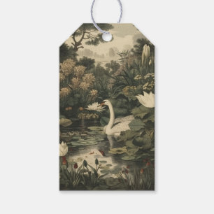 Botanical Elegance – Swan in the Forest Gift Tags