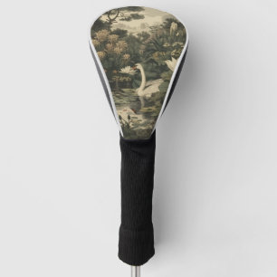 Botanical Elegance – Swan in the Forest Golf Head Cover