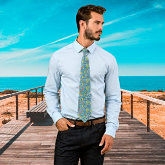 Botanical Elegance Tie – Four Fruits Edition