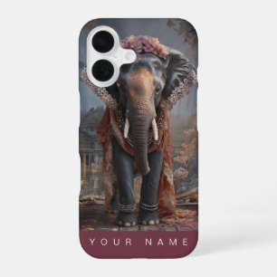 Botanical Elephant iPhone 16 Case