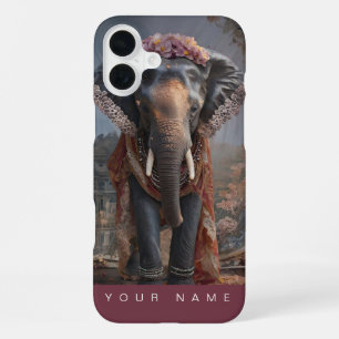 Botanical Elephant iPhone 16 Plus Case