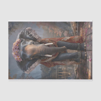 Botanical Elephant Tissue Paper