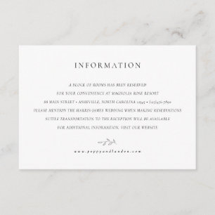 Botanical Enclosure Card - A block of rooms