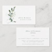 Botanical Eucalyptus Minimalist Wedding Planner