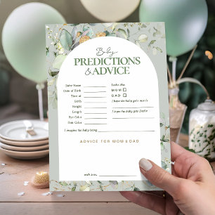 Botanical Eucalyptus Predictions and Advice Card