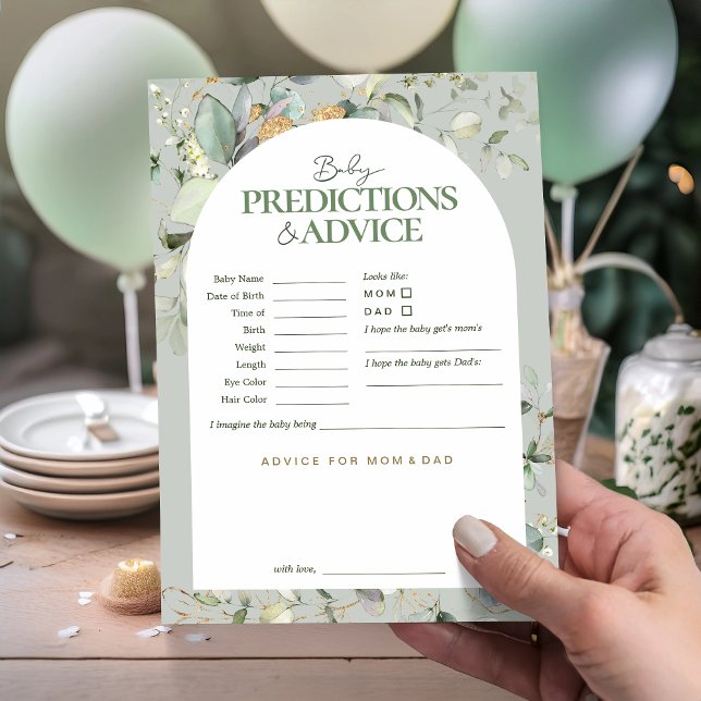 Botanical Eucalyptus Predictions and Advice Card (Creator Uploaded)