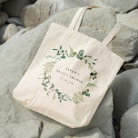 Botanical Eucalyptus Watercolor Bridal Shower Tote Bag<br><div class="desc">Elegant Botanical Eucalyptus Watercolor Collection.- it's an elegant script watercolor Illustration of pastel subtle eucalyptus perfect for your summer spring,  botanical wedding & parties. It’s very easy to customize,  with your personal details. If you need any other matching product or customization,  kindly message via Zazzle.</div>